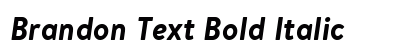 Brandon Text Bold Italic font free download