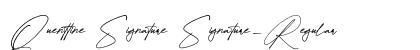 Quenttine Signature Signature-Regular preview Quenttine Signature Signature-Regular preview