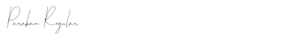 Parakan Regular Font Preview