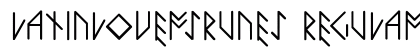 LatinLoversRunes Regular Font Preview