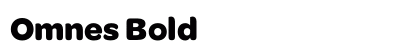 Omnes Bold Preview