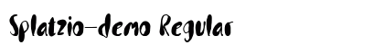 Splatzio-demo Regular preview Splatzio-demo Regular preview