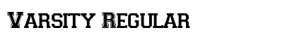 Varsity Regular font free download