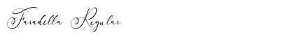 Faradilla Regular font free download