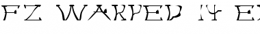 FZ WARPED 14 EX Font