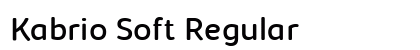 Kabrio Soft Regular Font Preview Kabrio Soft Regular Font Preview