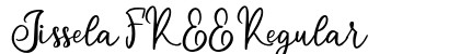 Jissela FREE Regular Font Preview