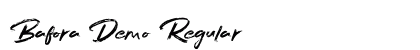 Bafora Demo Regular (OpenType) Font Preview