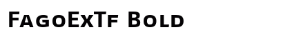 FagoExTf Bold Font Preview