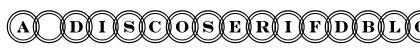 a_DiscoSerifDblOvl Regular Font Preview