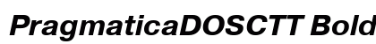 PragmaticaDOSCTT BoldItalic preview