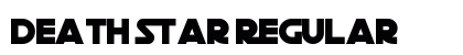 Death Star Regular (OpenType) Font Preview