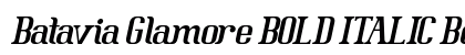 Batavia Glamore BOLD ITALIC Bold Italic preview