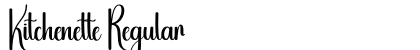 Kitchenette Regular Font Preview