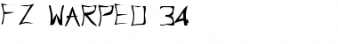 FZ WARPED 34 Font