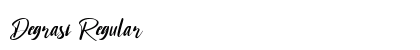 Degrasi Regular Font Preview
