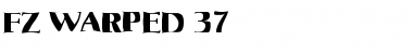 FZ WARPED 37 Normal Font