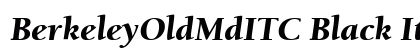 BerkeleyOldMdITC Black Italic preview