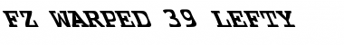 FZ WARPED 39 LEFTY Normal Font