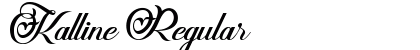 Kalline Regular preview Kalline Regular preview