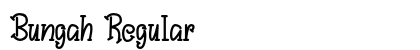 Bungah Regular Font Preview