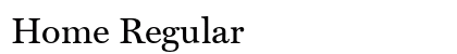 Home Regular font free download