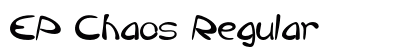 EP Chaos Regular Font Preview