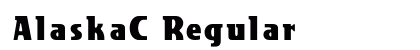 AlaskaC Regular Font AlaskaC Regular Font Preview