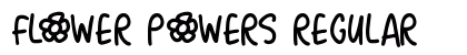Flower Powers Regular Font Preview