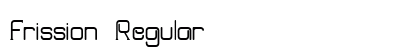 Frission Regular Font Preview