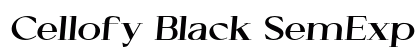 Cellofy Black SemExp Ita Italic preview Cellofy Black SemExp Ita Italic preview