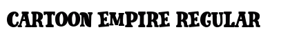 Cartoon Empire Regular (OpenType) Font Preview