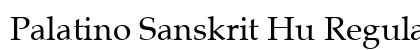 Palatino Sanskrit Hu Regular Font Preview