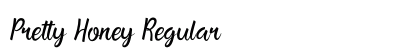 Pretty Honey Regular Font Preview