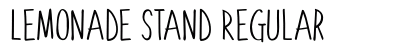 Lemonade Stand Regular Font Lemonade Stand Regular Font Preview