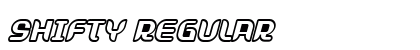 Shifty Regular Font Preview