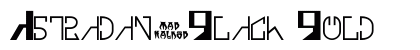 Astradan_Black Bold font free download