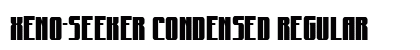 Xeno-Seeker Condensed Regular Font Preview