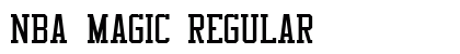 NBA Magic Regular Font Preview