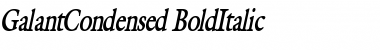 Download GalantCondensed Font