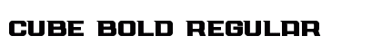 cube bold Regular Font Preview