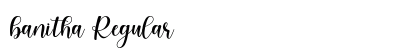 banitha Regular Font Preview