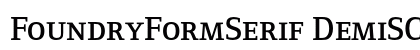 FoundryFormSerif DemiSC Preview
