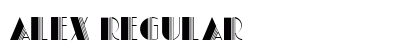 Alex Regular Font Preview
