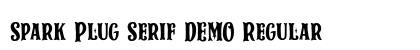 Spark Plug Serif DEMO Regular preview Spark Plug Serif DEMO Regular preview