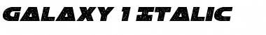 Galaxy 1 Italic Font