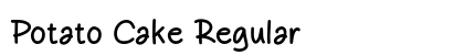 Potato Cake Regular Font Preview