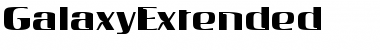 GalaxyExtended Regular Font