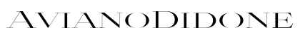 AvianoDidone Regular Font Preview