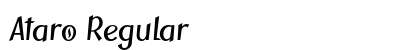Ataro Regular Font Preview